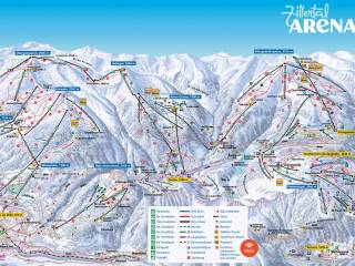 14 Catered chalet Dorferhaus Gerlos Skimap Zillertal Arena