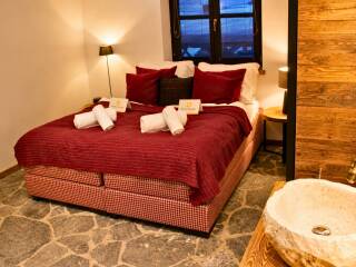 12 Catered chalet Lodge of Joy Wagrain Flachau Tweepersoonskamer met sauna en turks stoombad 3